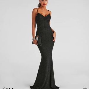 Windsor Kelsie Formal Glitter Mermaid Dress